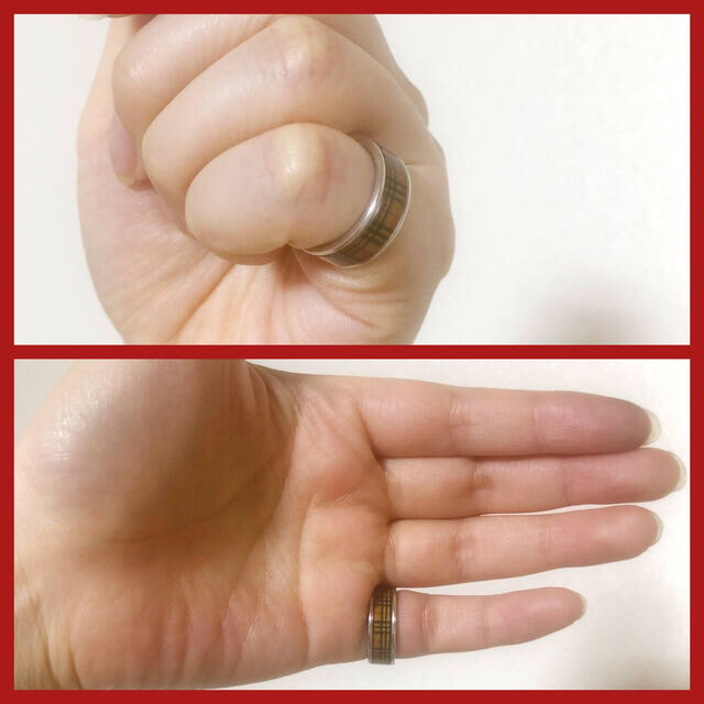 BURBERRY - しょま24様☆人気希少☆バーバリー ノバチェック 指輪