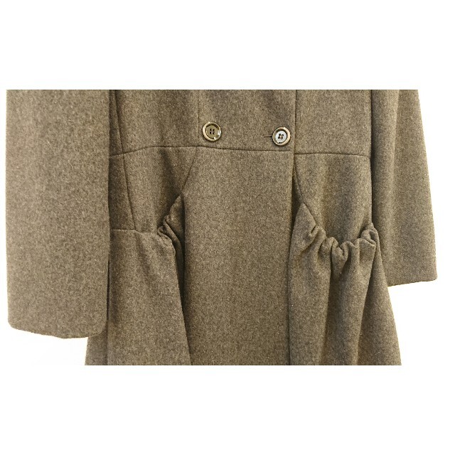 MIU MIU - miu miu グレー コートの通販 by utsubo's shop｜ミュウ