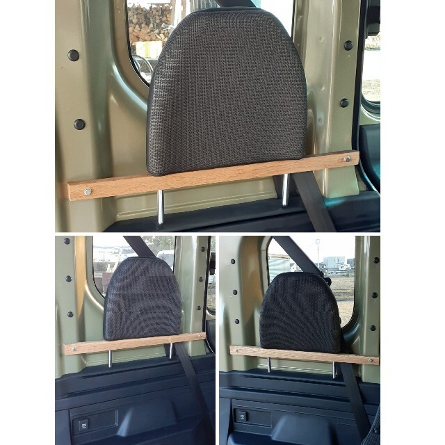 ホンダ - エヌバン 二本セット 後部座席ヘッドレスト 収納 ストック