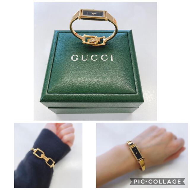 GUCCI - ☆ 箱付き GUCCI 腕時計 レディース ゴールド QZ 1500の通販