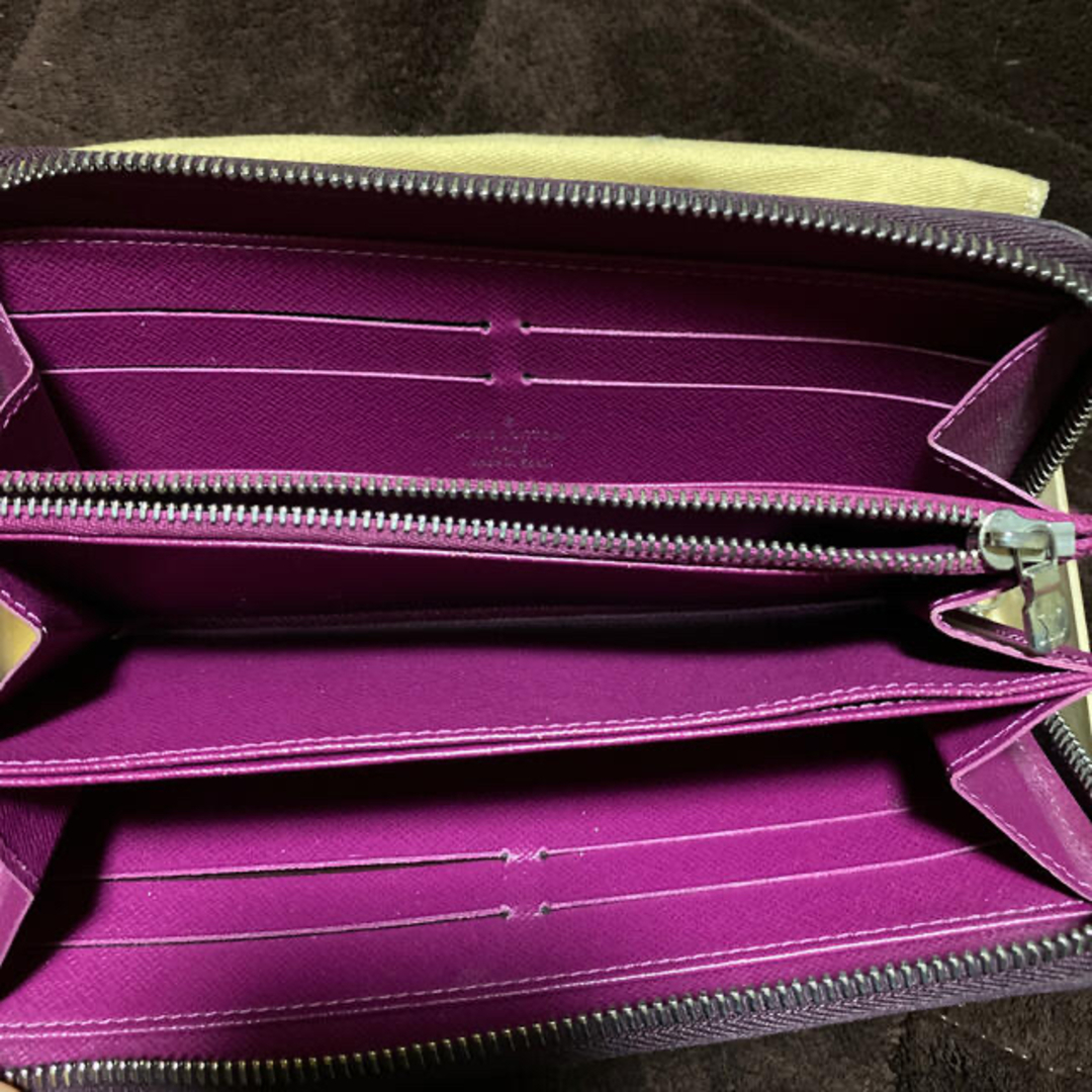 LOUIS VUITTON - Louis Vuittonルイヴィトン 長財布 ジッパー 紫