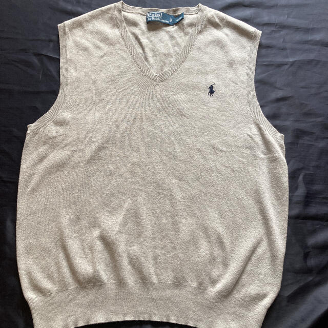 POLO RALPH LAUREN - ラルフローレン ニットベスト sizeL グレーの