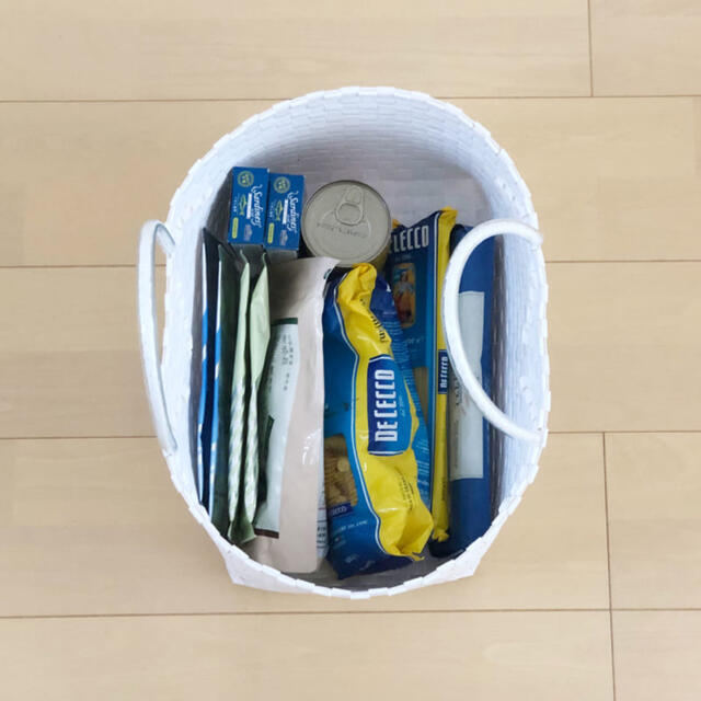 weeksdays ベトナムのかご 3個セット 白の通販 by mi｜ラクマ