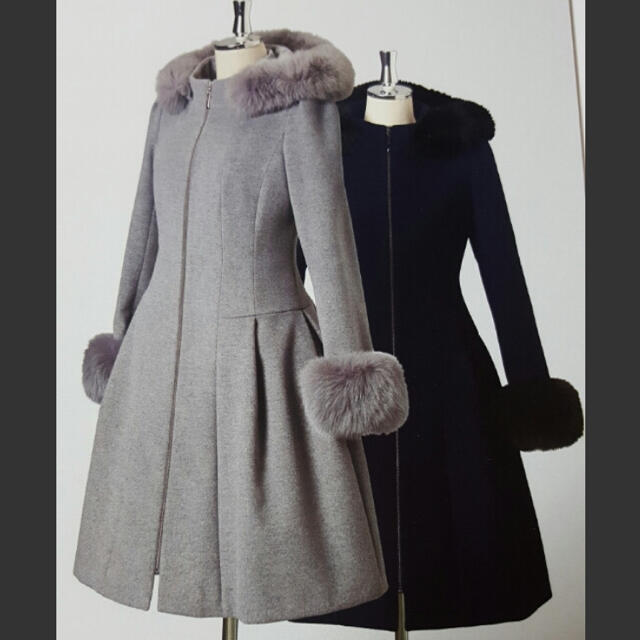 René - 【美品】Rene ルネ 受注会FOXファー プリンセスラインコート