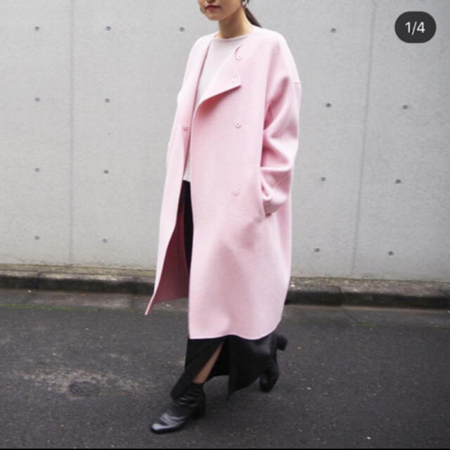 TOMORROWLAND - トゥモローランド ピンク リバーコートの通販 by M's