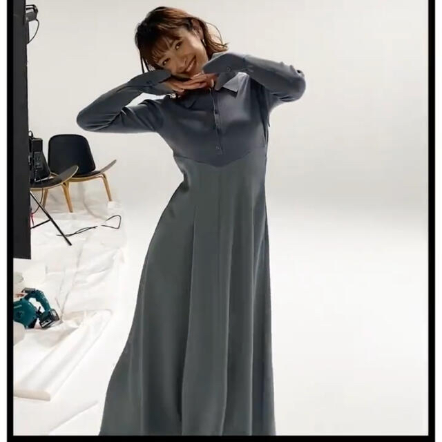 FRAY I.D - FRAY ID ポロカラーニットコンビワンピースの通販 by ooo