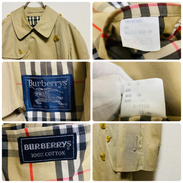 BURBERRY - 一点物 90年代vintage バーバリー ノヴァチェック トレンチ