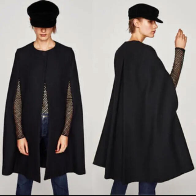 ZARA - sea様 ZARA ケープコート ケープジャケット ケープ ポンチョ