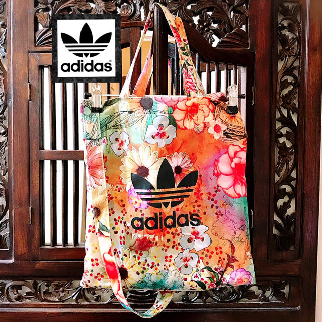 adidas - アディダス ファーム コラボ 花柄 ショルダーバック トート