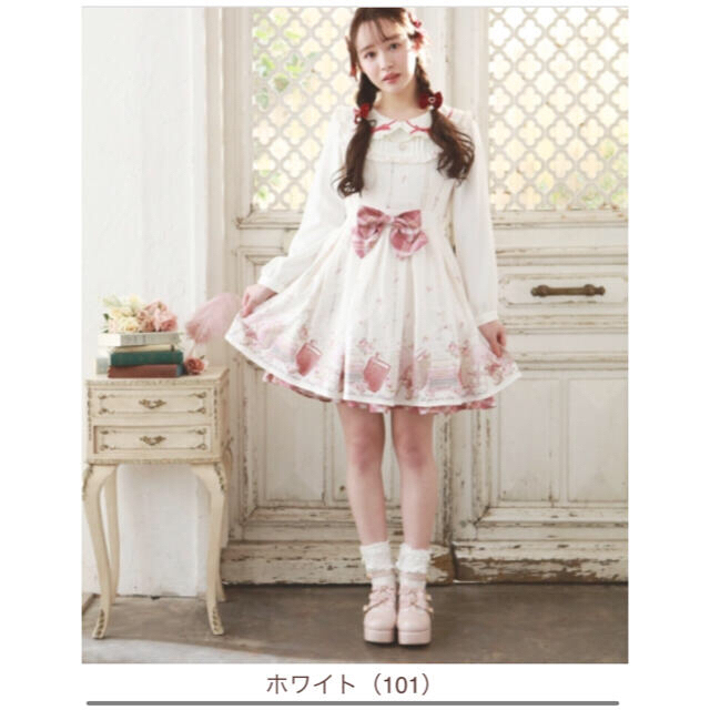 LIZ LISA - 大人気 入手困難リズリサRomantic Messages柄ワンピースの