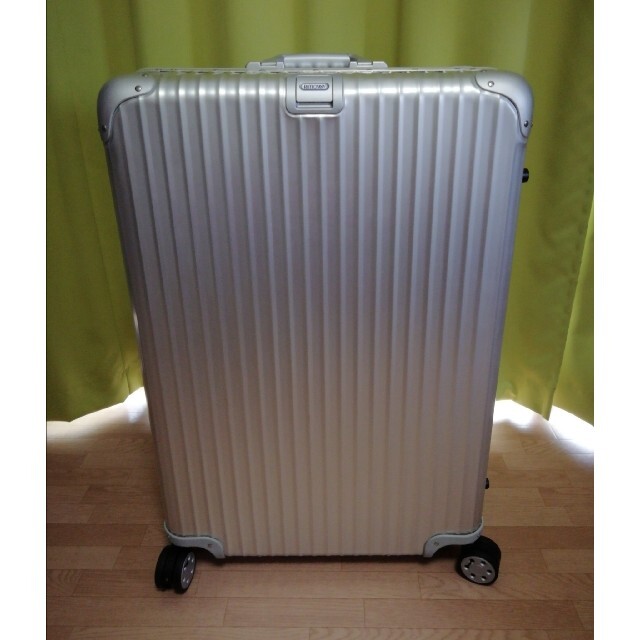 RIMOWA TOPAS 932.77 104L 青ロゴ アルミ スーツケース □RIMOWA