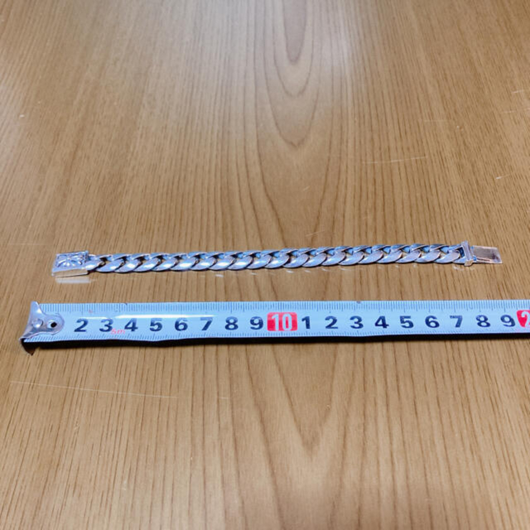 Chrome Hearts - シルバー925製喜平チェーンクロスブレスレット クロム