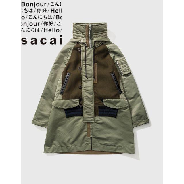 sacai - SACAI ウール メルトン コートの通販 by SALE SALE SALE J.P