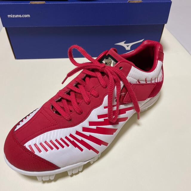 DESCENTE - コウノエベルト2(DESCENTE) 野球スパイク(赤)の通販 by ぼ