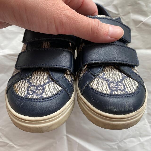 GUCCI - GUCCI グッチ チルドレンズ キッズ レザースニーカー 25 の