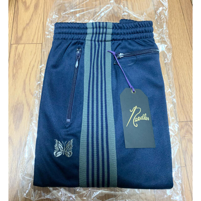 Needles - 【コムドット やまと着用】needles トラックパンツ ネイビー