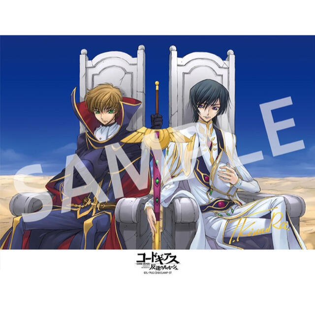 movic - コードギアス 反逆のルルーシュ 木村貴宏氏 箔押し 複製サイン