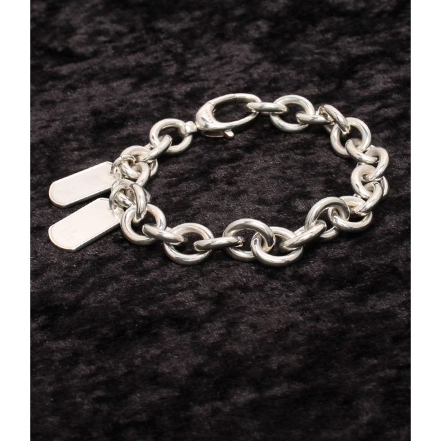 GUCCI - グッチ ブレスレット SV925 ドッグタグ ダブルタグ プレート