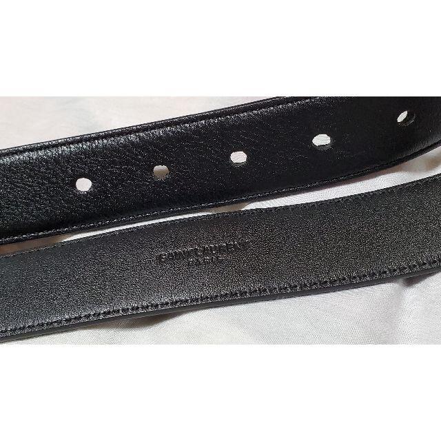 SAINT LAURENT - 正規 サンローランパリ YSLロゴ×スクエアバックル