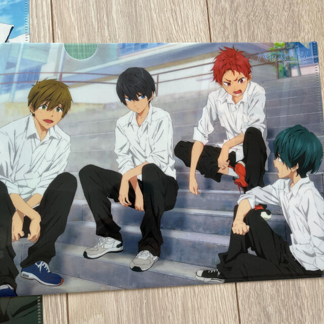 Free! ハイスピード クリアファイル 七瀬遥 橘真琴 椎名旭 桐嶋郁弥の