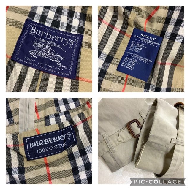BURBERRY - イングランド製 90's Burberry ノバチェック トレンチ