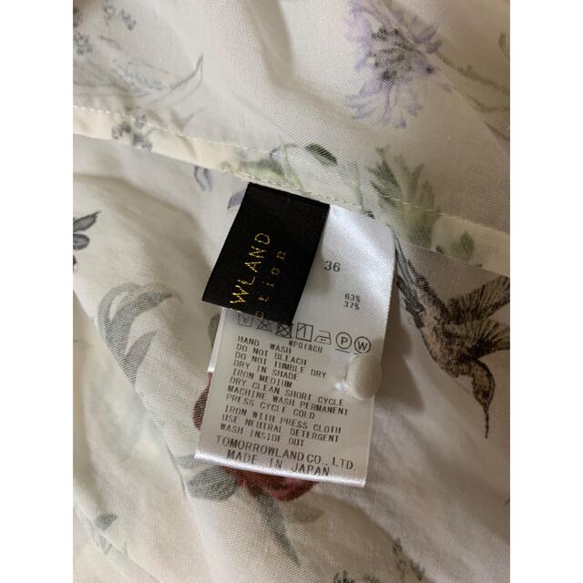 TOMORROWLAND - 【あおみ様専用】ボタニカルバードプリント ハイネック