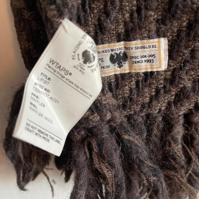 W)taps - wtaps マフラー ブラウンの通販 by YSK0810's shop｜ダブル