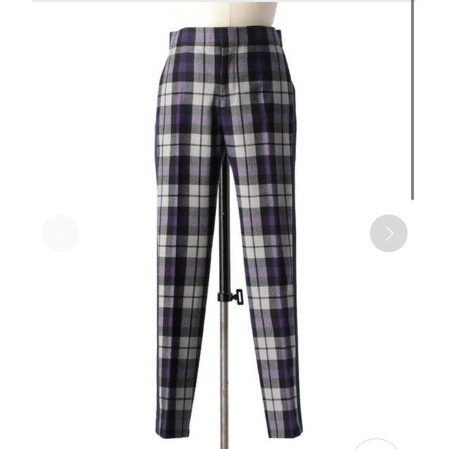 Drawer - ドゥロワー チェック側章パンツの通販 by happy-tree☆'s