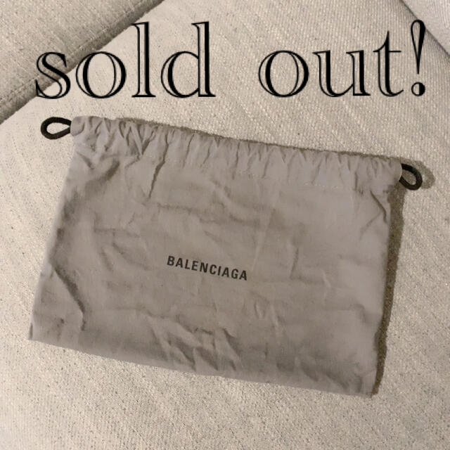 BALENCIAGA - BALENCIAGA 巾着袋 ポーチの通販 by merr ｜バレンシアガ