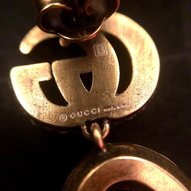 GUCCI - GUCCI ブルーストーン クリスタルピアス ジミン着用の通販 by