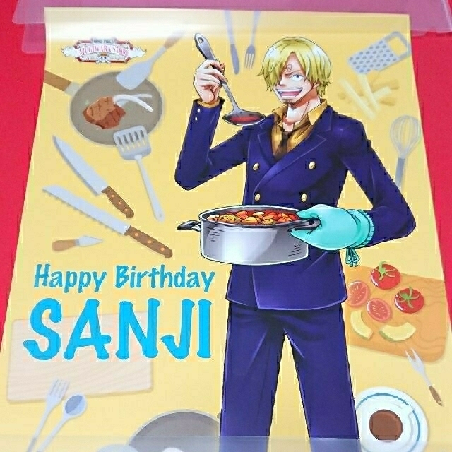 非売品】ワンピース サンジ バースデー デザインシートの通販 by