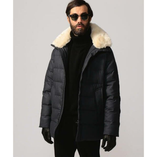 TOMORROWLAND - Super120'sウールフランネル ダウンコートの通販 by