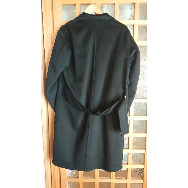 UNIQLO - UNIQLO +J カシミアブレンドチェスターコート (黒 Sサイズ)の