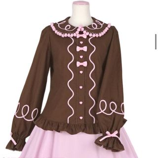 Angelic Pretty（シャツ/ブラウス(長袖/七分) ・ ブラウン/茶色系）の