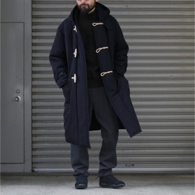 COMOLI - 【COMOLI】2017AW ウール中綿ダッフルコート NAVY/3の通販 by