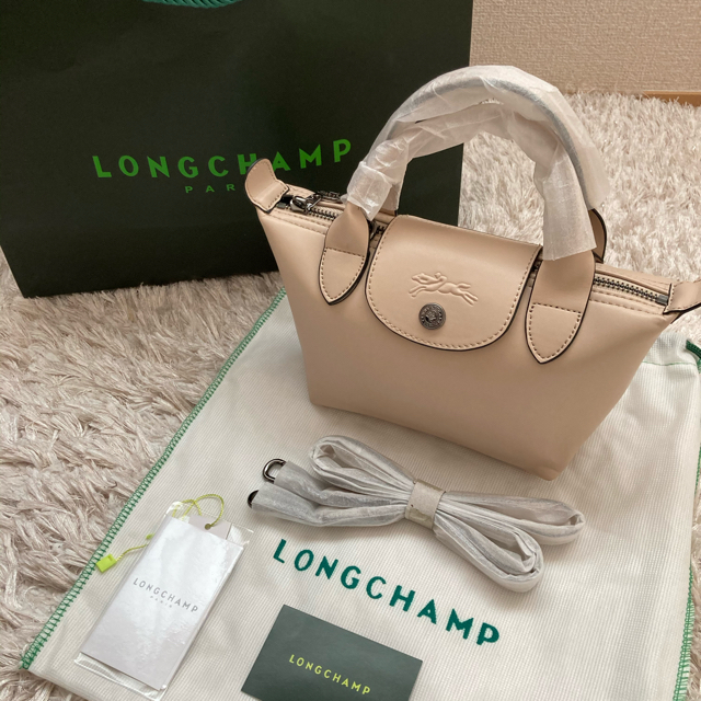 LONGCHAMP - 新品 ロンシャン ベージュ 2wayハンドバックXSの通販 by