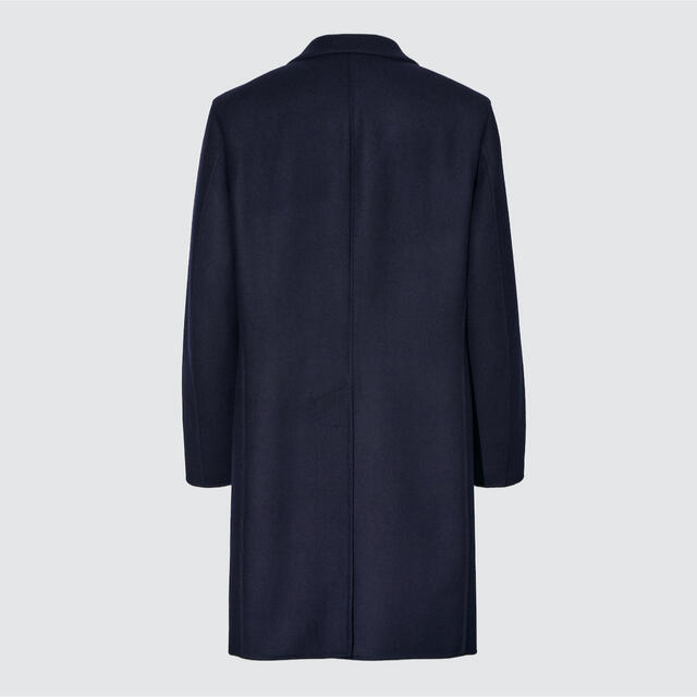 UNIQLO - 【新品】＋J ウールブレンド チェスターコート ネイビー Mの