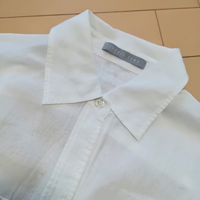 Theory luxe - theory luxe セオリーリュクス シアーシャツ コットンの