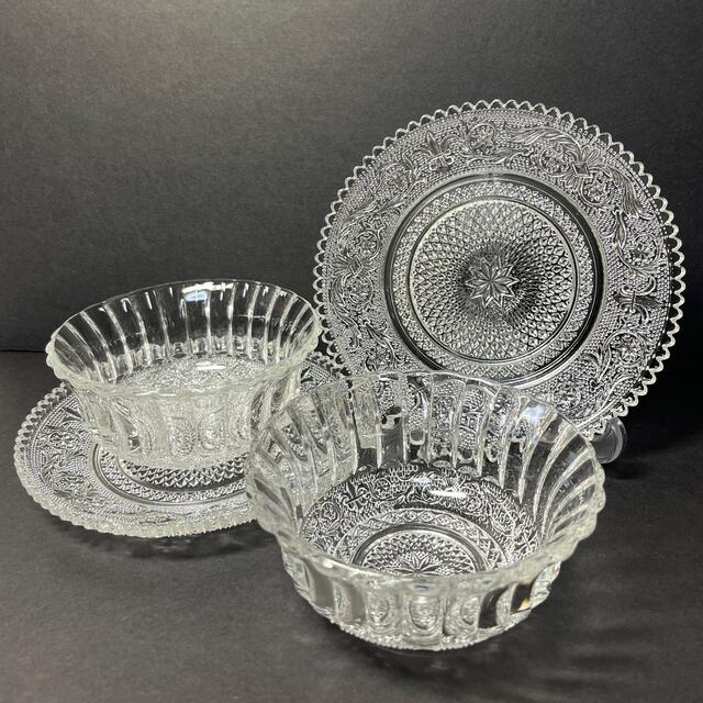 長谷川ガラス エリザベス デザートセットの通販 by COSMOS｜ラクマ