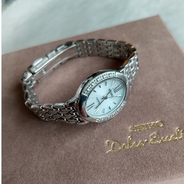 SEIKO - セイコー エクセリーヌ ソーラー 美品 10Pダイヤモンドの通販