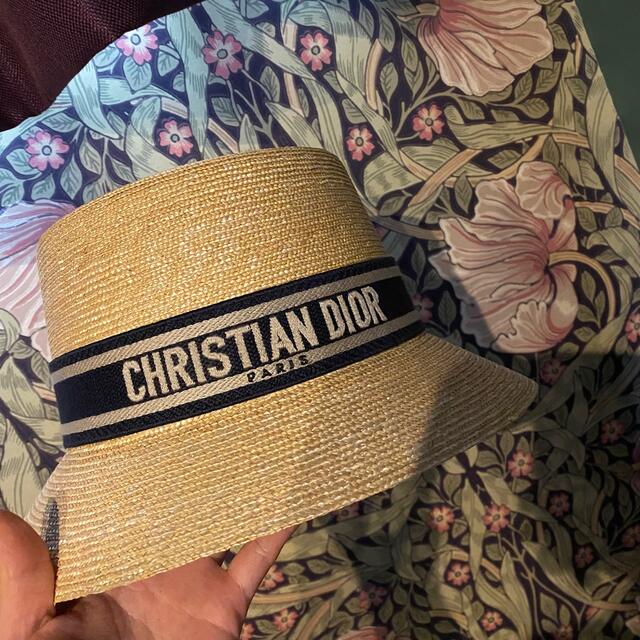 Christian Dior - DIORESORT ハット ストロー&リボン ディオール麦わら