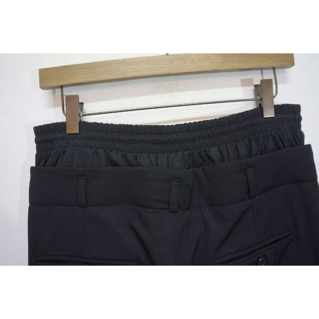 SAINT LAURENT - 17SS サンローラン ダブル ウエスト スラックス