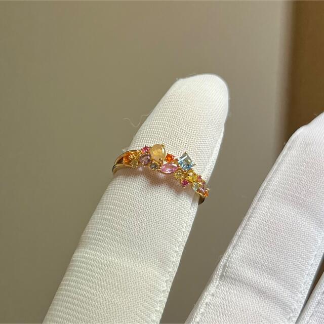 BIZOUX - 【お値下げ中】bizoux ビズー マルチカラージュエルK18リング