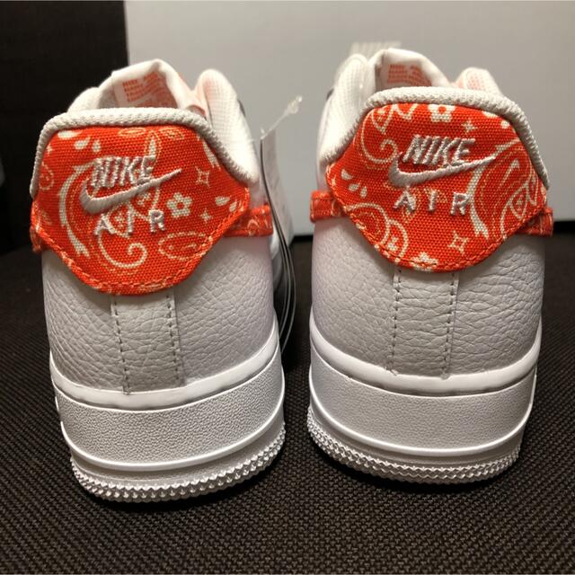 NIKE - 25cm NIKE エアフォース1 オレンジ ペイズリーの通販 by