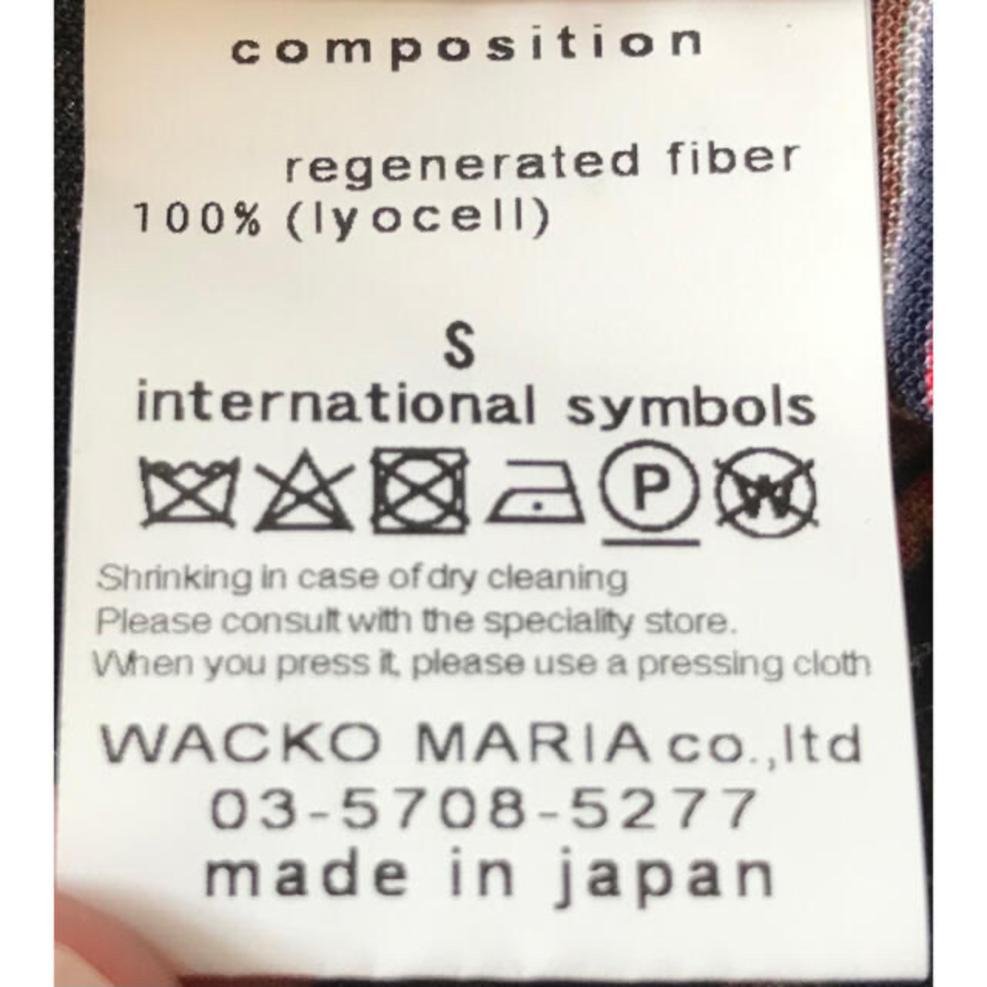 WACKO MARIA - 取扱タグ付属 最高のデザイン ワコマリア パームツリー