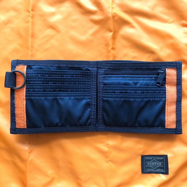 PORTER - 【美品】人気！アイアンブルー ウォレット ポーター タンカー