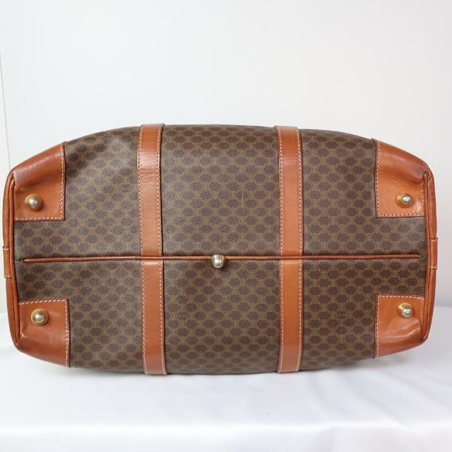 b516 セリーヌ ボストンバッグ 大容量マカダム柄鍵付きトリオンフ旅行