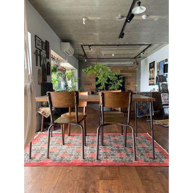 お花畑 ヴィンテージラグ オーバーダイ トルコラグの通販 by