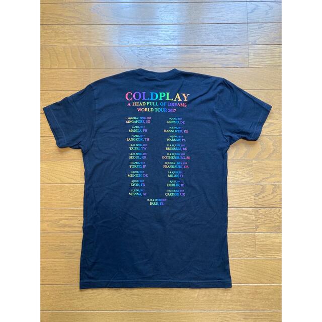 COLDPLAY コールドプレイ 半袖Tシャツ バンドTシャツ ツアーTシャツの