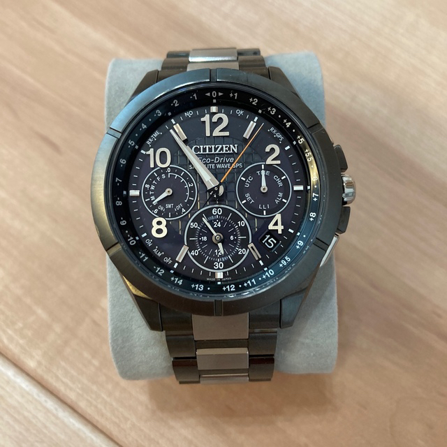 シチズン アテッサ ブラックチタン GPS衛星電波 CC9075-52E